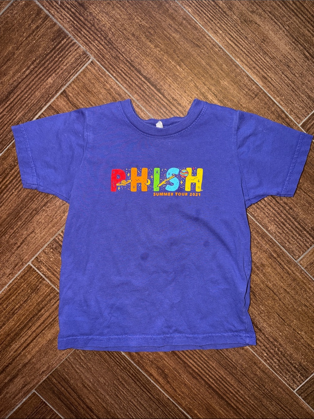 Kids' Phish ⭕️ Summer Tour 2021 Short-Sleeve Tee - Purple 3T